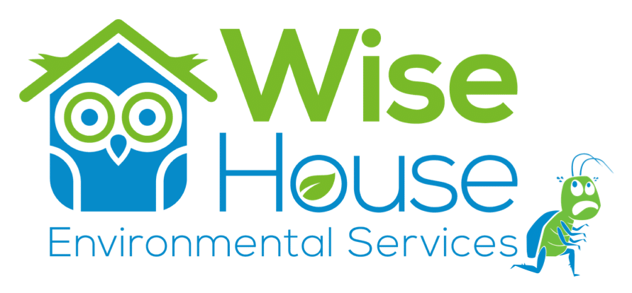 Wisehousebugs Logo with Bug