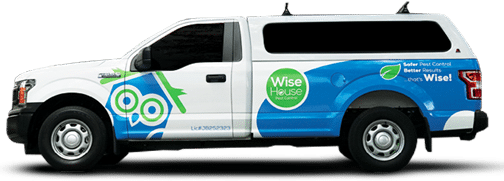 Wise House Pest Control branded service truck